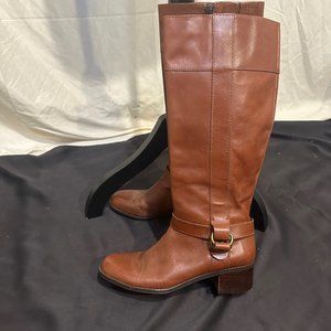 Leather Bandolino Riding Boots Size 8.5